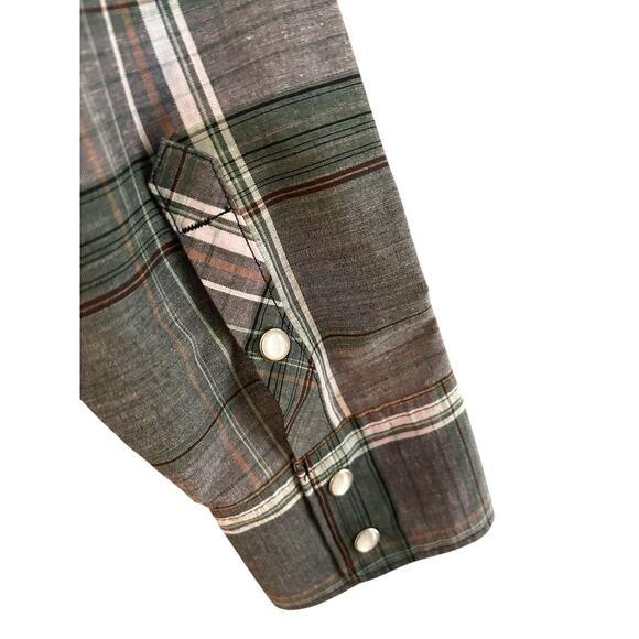 Simms Ruby River Women’s Long Sleeve Plaid Shirt Pearl Snaps Fishing Outdoor L - Picture 7 of 14